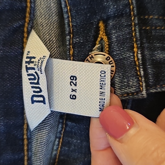 Duluth Trading Women's Daily Denim Bootcut Jeans Sz 6 Short Inseam 29 WJ61 - Picture 2 of 8